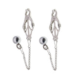 Breast Clamp Vagina Clamp Pendant Butterfly Clamp Sex Toy Female Adult Products Couple Nipple Stimulation Sucker Nipple Clip