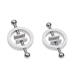 Metal SM Nipple Clamps with Adjustable Spring Tension - Adult Toy for Couples секс игрушки ますたーべーしょん 젖꼭지 العاب جنسيه مثيرة لحس