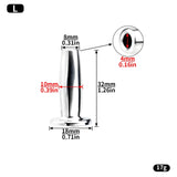 Sex Products Urethral Stimulator Metal Penis Plug Masturbardor Masculino Cu Masturbazioni Uomini Stainless Steel Sounding XXL 18