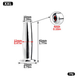 Sex Products Urethral Stimulator Metal Penis Plug Masturbardor Masculino Cu Masturbazioni Uomini Stainless Steel Sounding XXL 18