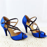 Latin Dance Shoes | Satin Ballroom Dancing Shoes | Women's Salsa Shoes | Danceshoesmart