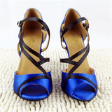 Latin Dance Shoes | Satin Ballroom Dancing Shoes | Women's Salsa Shoes | Danceshoesmart