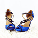 Latin Dance Shoes | Satin Ballroom Dancing Shoes | Women's Salsa Shoes | Danceshoesmart