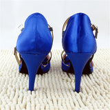 Latin Dance Shoes | Satin Ballroom Dancing Shoes | Women's Salsa Shoes | Danceshoesmart