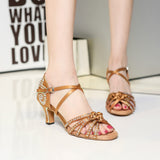 Rhinestone Latin Dance Shoes Bowknot Satin Soft Sole Ballroom Salsa Shoes For Women Girls