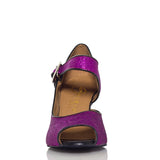 <transcy>Zapatos de baile latino con purpurina | Zapatos de baile de salón para mujer | Shinning | Danceshoesmart</transcy>