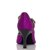 <transcy>Zapatos de baile latino con purpurina | Zapatos de baile de salón para mujer | Shinning | Danceshoesmart</transcy>