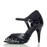 Black Dance Shoes For Women | Latin Ballroom Dancing Shoes | Soft Bottom | Danceshoesmart