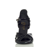 Black Dance Shoes For Women | Latin Ballroom Dancing Shoes | Soft Bottom | Danceshoesmart
