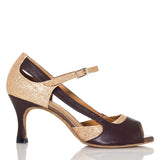 <transcy>Zapatos de baile para mujer con purpurina | Tacón personalizable | Zapatos de baile de salsa de salón latino | Danceshoesmart</transcy>
