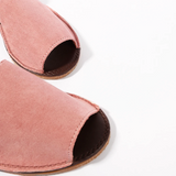 <transcy>Verano Mujer Chanclas Artificial Suede Peep Plus Size Toe Slip on Sandals</transcy>