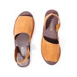 <transcy>Verano Mujer Chanclas Artificial Suede Peep Plus Size Toe Slip on Sandals</transcy>