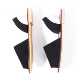 <transcy>Verano Mujer Chanclas Artificial Suede Peep Plus Size Toe Slip on Sandals</transcy>