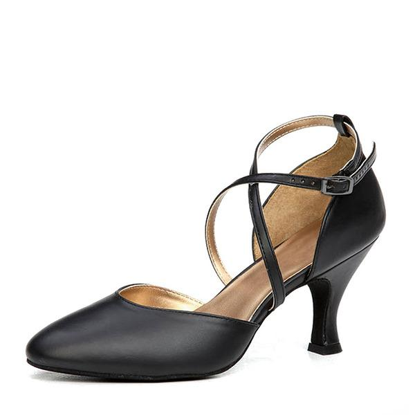 Black Modern Dance Shoes Customized Heel