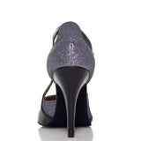 <transcy>Zapatos de baile para mujer con purpurina | Tacón personalizable | Zapatos de baile de salsa de salón latino | Danceshoesmart</transcy>