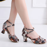 Girls Latin Dance Shoes For Women Soft Sole Ballroom Salsa Shoes For Wedding Party Ladies Bachata Salsa Dance Sandals