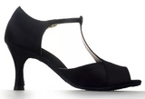 Black Latin Ballroom Salsa Dance Shoes For Women