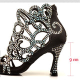 <transcy>Женская обувь для танцев; туфли на латинском каблуке; женские сексуальные босоножки на высоком каблуке со стразами для свадебной вечеринки; обувь для девочек; сапоги</transcy>