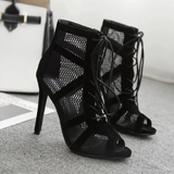 Fashion Salsa Jazz Tango Indoor Social Latin Dance Shoes for Dancing Women Teachers High Heels Ballroom Boots