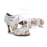 Woman Latin Dance Shoes Tango Rumba Samba Ballroom Professional Shoes Women Sandals High Heels