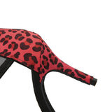 <transcy>Botas de baile de salón social Zapatos de baile de tango de salsa latina para mujer con leopardo</transcy>
