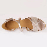 <transcy>De mujer Zapatos de baile latino de salón Zapatos de baile con purpurina</transcy>