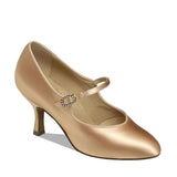 Modern Dance Shoes For Ladies Khaki White Elegance Latin Bllroom Dance Shoes For Ladies
