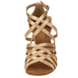 Satin Latin Ballroom Dance Women Shoes Salsa Sandals Shoes Girls Tango Soft Sole