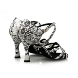 Customized Heel Latin Ballroom Dance Shoes For Women Girls