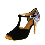 <transcy>Zapatos de baile para mujer | Zapatos de baile de salón con purpurina | Zapatos de baile de salsa latina | Danceshoesmart</transcy>