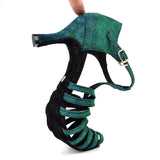 Glitter Ballroom Party Salsa Dancing Shoes Green Gray Tango Latin Dance Shoes Women