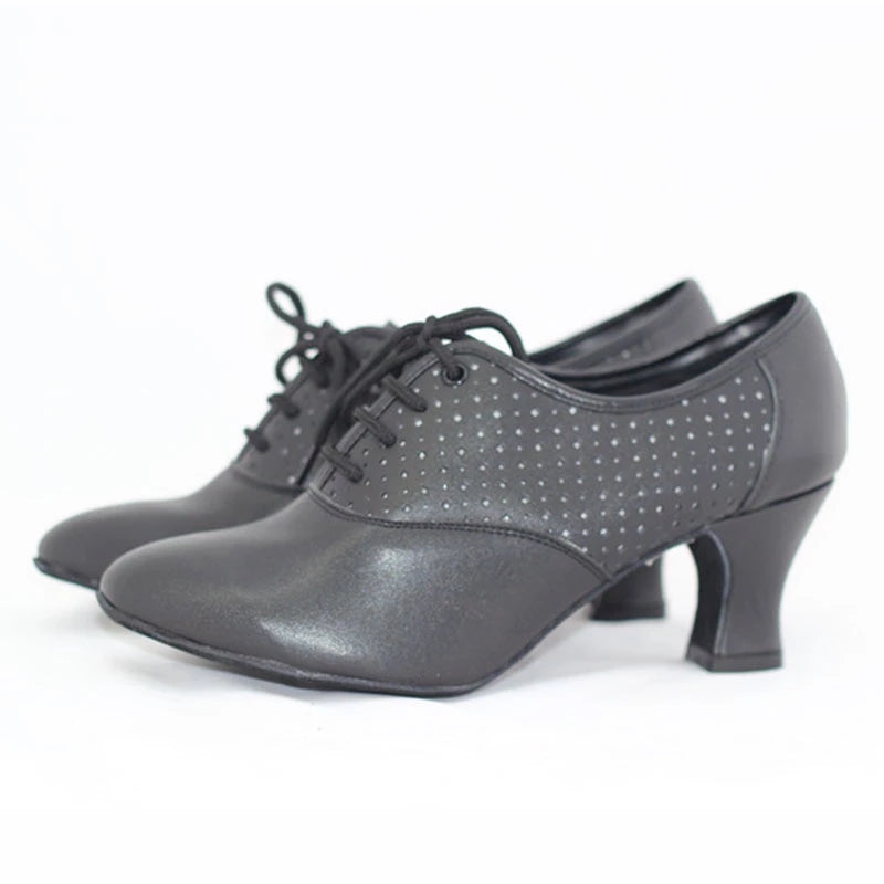 <transcy>Женская обувь для танцев для бальных танцев, женская обувь на высоком каблуке, обучающая обувь для практики</transcy>