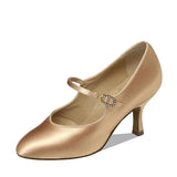Modern Dance Shoes For Ladies Khaki White Elegance Latin Bllroom Dance Shoes For Ladies