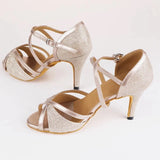 <transcy>De mujer Zapatos de baile latino de salón Zapatos de baile con purpurina</transcy>