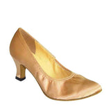 Comfortable Woman Dance Shoes Satin Material Modern Ballroom Latin Salsa Party Dance Shoes Custom Heel