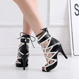 Black White Latin Ballroom Dance Boots Suede Soft Sole Indoor Professional Party Tango Salsa Dancing Shoes