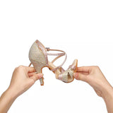 <transcy>Latin Jazz Salsa Zapatos de baile de salón Mujeres Niñas Sandalias Zapatos de diamantes de imitación sexy</transcy>