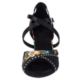 Rhinestone Saitn Dance Shoes For Women Girls Latin Ballroom Salsa Dancing Shoes Customized Heels