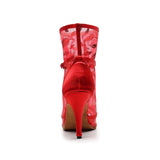 New Latin Dance Shoes For Dancing Women Jazz Salsa Dancing Ladies Boots Mesh High Heels