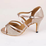 <transcy>De mujer Zapatos de baile latino de salón Zapatos de baile con purpurina</transcy>
