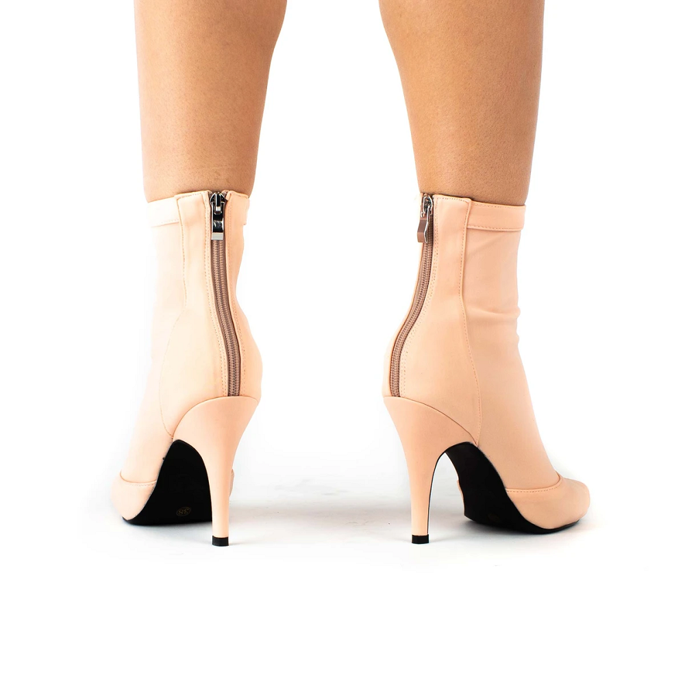 Customized Heel Sole Latin Dance Boots Zipper Ballroom Salsa Tango Ankle Dancing Shoes For Women Girls
