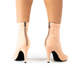 Customized Heel Sole Latin Dance Boots Zipper Ballroom Salsa Tango Ankle Dancing Shoes For Women Girls