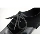Black Velvet PU Men's Modern Dance Shoes Ballroom Dancing Shoes Flat Tango Wedding Party Shoes