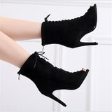Lady Flannel Dance Shoes For Woman Ballroom Latin Dance Boots For Girls Soft Bottom Salsa Dancing Shoes For Party