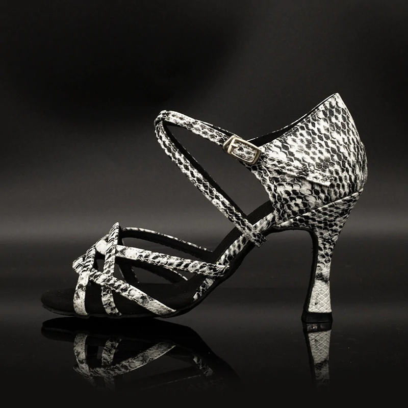 Customized Heel Latin Ballroom Dance Shoes For Women Girls