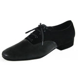 Black Velvet PU Men's Modern Dance Shoes Ballroom Dancing Shoes Flat Tango Wedding Party Shoes