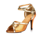 Women Latin Dance Shoes | Ballroom Salsa Dance Shoes | Customized Heel | Danceshoesmart