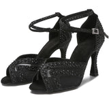 Woman Latin Dance Shoes Tango Salsa Rumba Samba Ballroom Party Ladies High Heels Soft Sole Women Sandals