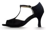 Black Latin Ballroom Salsa Dance Shoes For Women