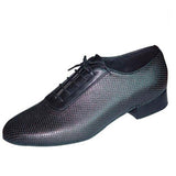Men's Modern Tango Salsa Dance Shoes 2.5cm Heel Suede Soft Sole